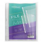 Файлы INFORMAT А4+ 70 мкм плотные  прозр.  гладкий 50 шт/упак