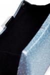 Клатч футляр Улыбка Джоконды голографический металлик со съемной цепочкой