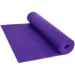 Коврик для йоги 6 мм 61х173 см Однотонный, фиолетовый