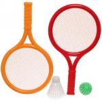 Теннис пляжный в наборе BT-821C: 2 ракетки 30*17 см, шарик, волан