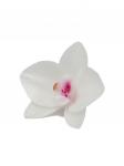 Свеча Orchid Floox, 14,5х14,5х5,8 см, цв.белый, комбинированные материалы, вес 100 гр, в форме орхидеи