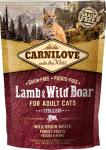 512324 Carnilove 400 г Lamb & Wild Boar for Adult Cats – Sterilised д/кастр.котов ягненок и дик.кабан