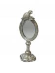 Зеркало Murton Floox, 9,8х8,1х24 см, цв.серебряный, искусственный камень