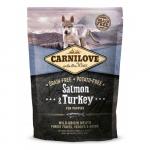 150822 Carnilove 1,5 кг NEW Salmon & Turkey for Puppies беззерн.д/щенк.всех пород,лосось и индейка