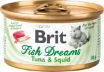 111363 Брит Консервы д/кошек Fish Dreams с тунцом и кальмаром 80г