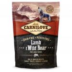 150824 Carnilove 1,5 кг NEW Lamb & Wild Boar for Adultбеззерн. д/взр.собак всех пород, ягнен,дик.каб.