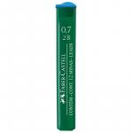 Грифели для механических карандашей Faber-Castell "Polymer", 12шт., 0,7мм, 2B, 521702