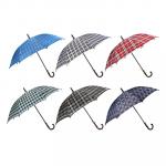 Зонт-трость универсальный, сплав, полиэстер, 60см, 8 спиц, 6 цветов