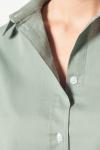 Блузка over-size из тонкого 100% хлопка