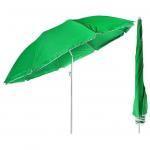 Зонт пляжный с наклоном d=240, стойка 28/32мм, полиэстер 210D, зеленый,(подставка 681668)