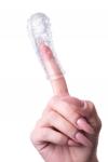 Насадка на палец A-toys Gexa, ТРЕ, прозрачный, 9 см