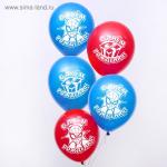 Воздушные шары «С Днем Рождения», Человек-паук, 5 шт., 12"
