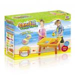 Hualian Toys Стол для игр с песком и водой "Транспорт" (57,5х41х37 см)