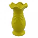 Ваза Ассоль желтая 18*10см керамика