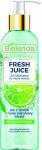 BIELENDA FRESH JUICE Лайм Детоксифицирующий мицеллярный гель для умывания лица 190 г,