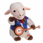 Игрушка музыкальная Овца с банджо h=28 см