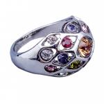 Перстень (цвет серебро) (размеры: 16,17,18,19,20)