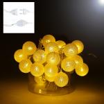 Гирлянда "Шарики" (шары d 3.5 см), 20 led, длина 4м.,прозрачный провод. Желтый