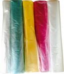 Пакеты фасовочные в рулонах 24х37 см, плотность 8 микрон, цвет радуга, 5 рулонов