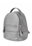 Рюкзак РОЗЕТТА GREY кожа флотер серебро