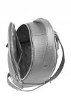 Рюкзак РОЗЕТТА GREY кожа флотер серебро