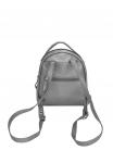 Рюкзак РОЗЕТТА GREY кожа флотер серебро
