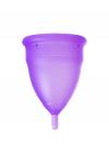Гигиеническая менструальная чаша Eromantica, силикон, фиолетовый, L