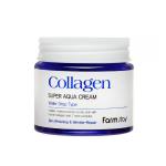 FarmStay Collagen Super Aqua Cream Увлажняющий крем с коллагеном 80 ml.
