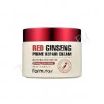 Farm Stay Red Ginseng Prime Repair Cream .Восстанавливающий крем с красным женьшенем 100 ml