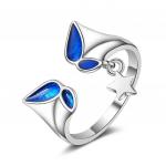 Безразмерное кольцо «Бабочка»