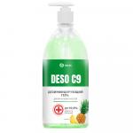 DESO C9 Дезинфицирующее средство на основе изопропилового спирта гель ананас (флакон 1000 мл)