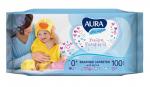 AURA ULTRA COMFORT Влажные салфетки детские 0+ big-pack 100шт