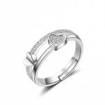 Безразмерное кольцо «Сердечки»