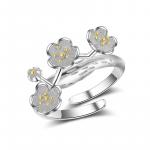 Безразмерное кольцо «Цветы»