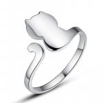 Безразмерное кольцо «Кошечка»