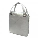 Сумка-рюкзак 478 кожзам серебро
