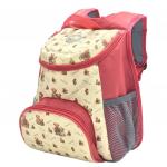 Рюкзак детский 096 красный/серый/дизайн мишки