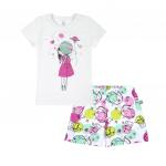 Пижама футболка+шорты для девочек 'Мечтатель' р.28-36