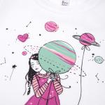 Пижама футболка+шорты для девочек 'Мечтатель' р.28-36