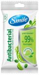 SMILE Влажные салфетки Antibacterial лайм-мята с витаминами 15 шт.