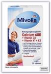 Биологически активная добавка Mivolis Calcium 600 + Vitamin D3 + Vitamin K1 + К2, 30 шт