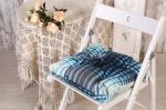Подушка для стула Константа (синий) 45х45 см