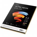 Бумага цветная OfficeSpace Ultra Neon Color, A4, 75 г/м., 100 л., (5 цветов), NC_34019