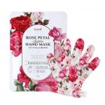 [KOELF] НАБОР Маски-перчатки для рук РОЗА Rose Petal Satin Hand Mask, 1 шт*16 гр