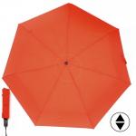Зонт женский ТриСлона-365/L 3765,  R=58см,  суперавт;  7спиц,  3слож,  полиэстер,  без рис,  красный 157322