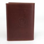 Обложка для паспорта Croco-П-402 (5 карм)  натуральная кожа коричневый тем пулл-ап (219)  236525