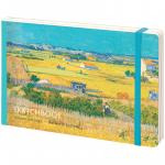 Скетчбук - альбом для рисования 80л. А5 Van Gogh, 100г/м2, тв.обл, карман, доп.листы крафт, SB5w_32041