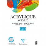 Альбом для акрила 10л., А3, на склейке Acrylic, 360г/м2, 96309C