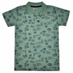 Рубашка-поло детская "Пальмы" (хаки)