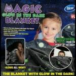 Светящийся в темноте плед Magic Glow in the Dark Blanket